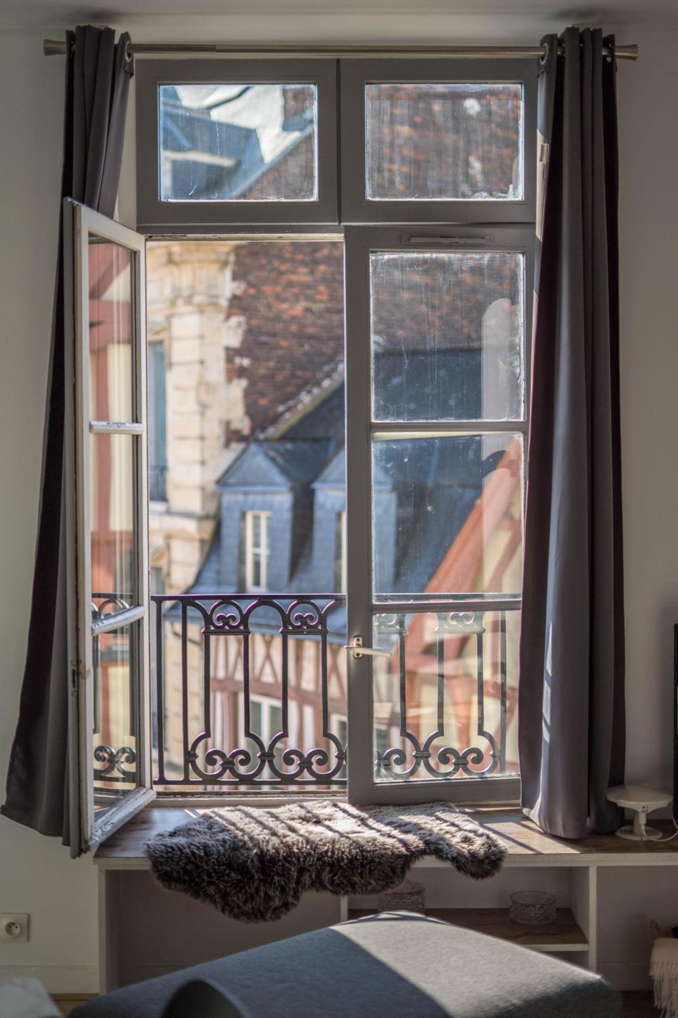 Charming City Center Flat Rouen Exterior foto