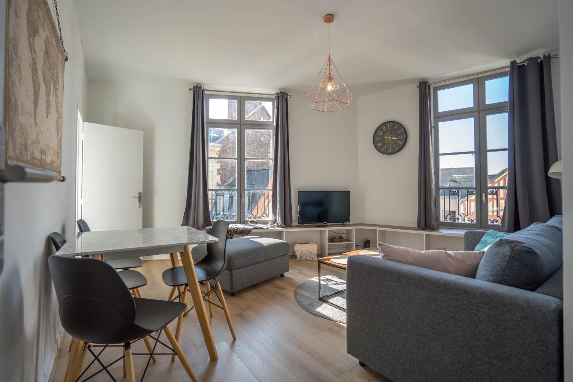 Charming City Center Flat Rouen Exterior foto
